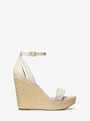 Michael kors cheap leather wedges