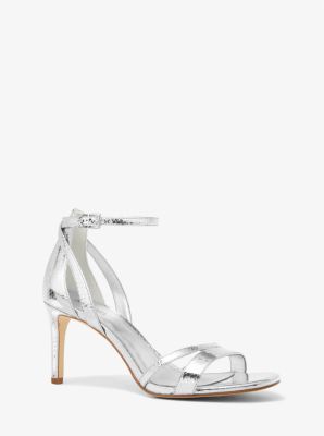 Michael kors sandals store silver