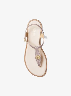 michael kors t strap sandals