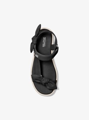 Michael kors sandals hot sale with bow