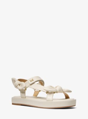 Michael kors bow sandals on sale