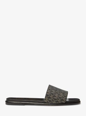 Michael kors cheap logo slides