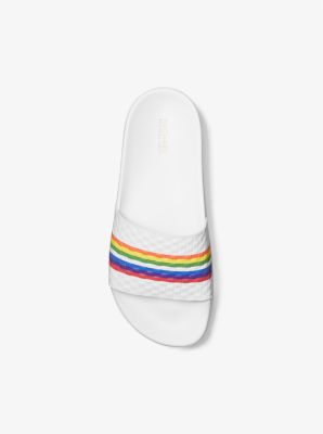 Michael kors rainbow clearance slide sandals