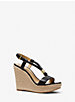 Annie Faux Leather Wedge Sandal image number 0