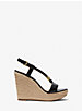 Annie Faux Leather Wedge Sandal image number 1