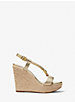 Annie Metallic Faux Leather Wedge Sandal image number 1