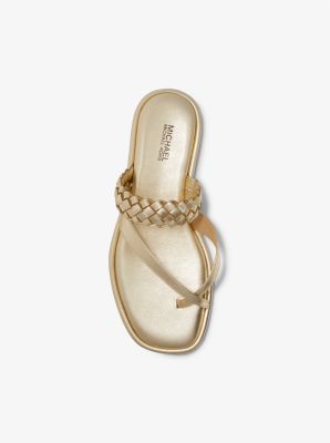 Alba Metallic Braided Slide Sandal image number 2