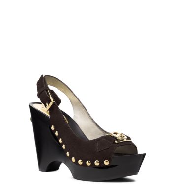 michael kors charm slingback shoes