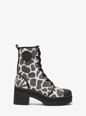 Corey Animal Jacquard Combat Boot image number 1