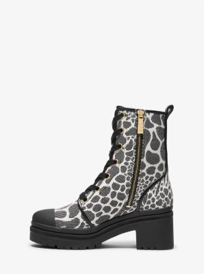 Corey Animal Jacquard Combat Boot image number 2