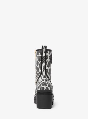 Bota de estilo militar Corey de jacquard con estampado animal image number 3