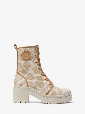 Corey Animal Jacquard Combat Boot image number 1