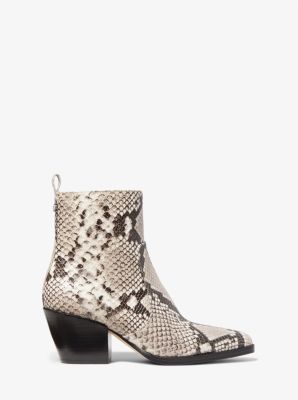 Rowlan snakeskin hot sale embossed bootie