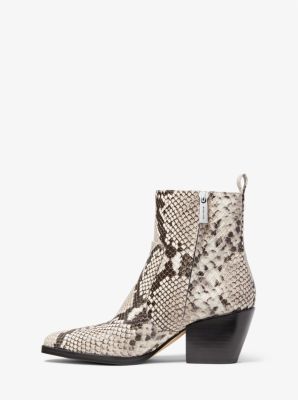 Michael kors hot sale snakeskin shoes