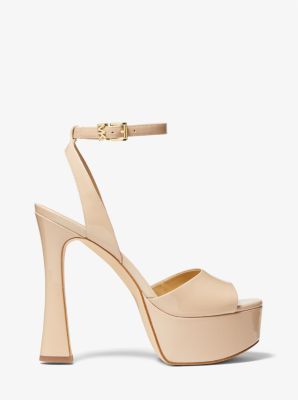 Jensen Patent Leather Platform Sandal | Michael Kors