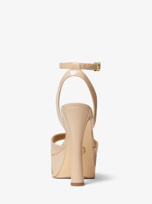 Jensen Patent Leather Platform Sandal | Michael Kors