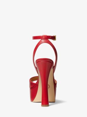 Jensen Leather Platform Sandal | Michael Kors [US]