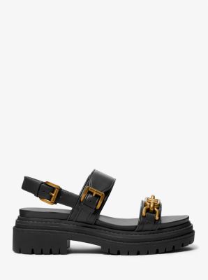 Kailey Logo Embellished Leather Sandal image number 1