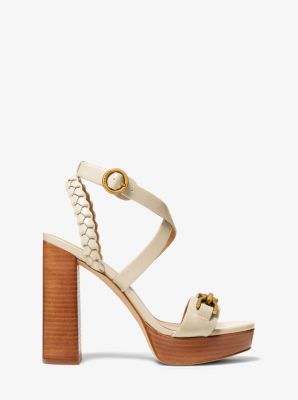 【Michael Kors】Kailey Embellished Leather Platform Sandal Kailey Embellished Leather Platform Sandal | Michael Kors [US]