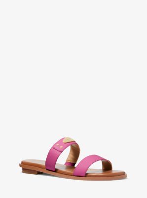 Logo Embellished Slide Sandal