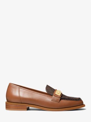 Mocassin Padma en cuir avec logo image number 1