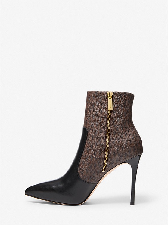 michaelkors.co.uk | Rue Logo and Leather Boot