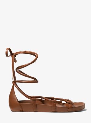 Michael kors marlon on sale lace up sandals