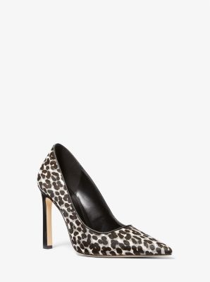 Michael kors animal print heels on sale