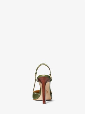 Alora Hand-Stitched Leather Slingback Pump image number 2