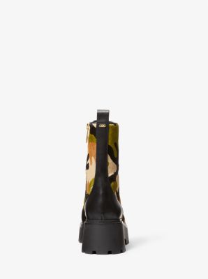 Blake Camouflage Print Calf Hair Combat Boot image number 3