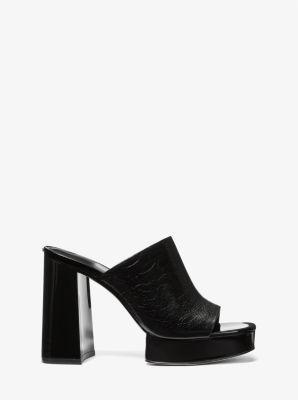 Celeste Leather Platform Mule image number 1