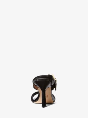 Colby Camouflage Print Calf Hair Sandal