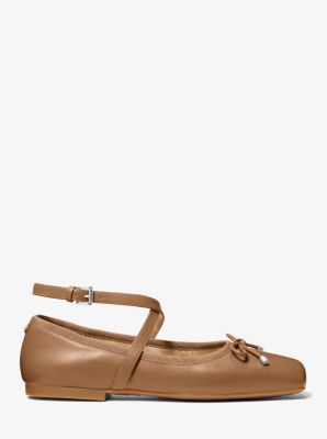 Bailarina plana de piel Collette