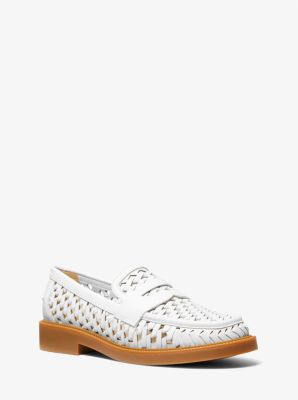 Michael kors flats white online