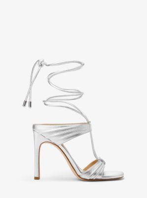 Gabriella Metallic Leather Lace-Up Sandal image number 1