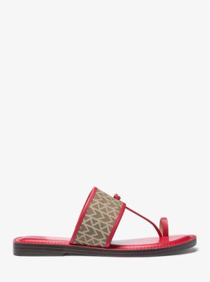 Ashtin MK2000 Logo Jacquard Sandal