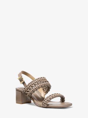 Audrina Woven Block Heel Sandal image number 0