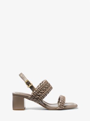 Audrina Woven Block Heel Sandal image number 1