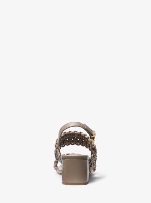 Audrina Woven Block Heel Sandal image number 2