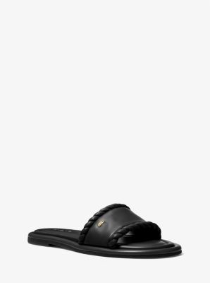 Dana Leather Slide Sandal