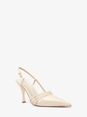 Décolleté Haisley slingback in pelle image number 0
