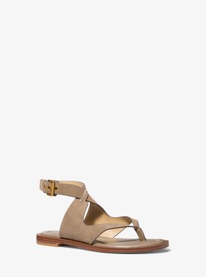 Irene Suede Wrap Sandal