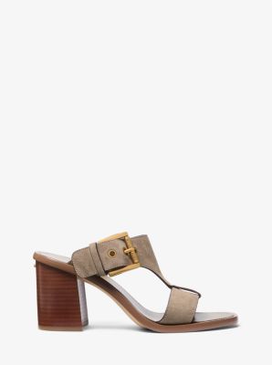 Irene Suede Block Heel Sandal image number 1