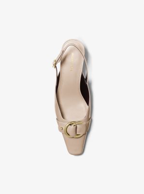 Escarpin Jaden en cuir avec petit talon et bride arrière