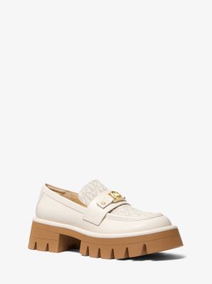 Mandy Leather and Signature Logo Platform Loafer image number 0