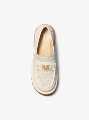Mandy Leather and Signature Logo Platform Loafer image number 2