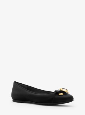 michael kors black flat shoes