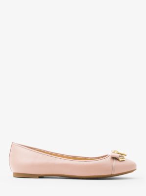 michael kors alice leather ballet flat