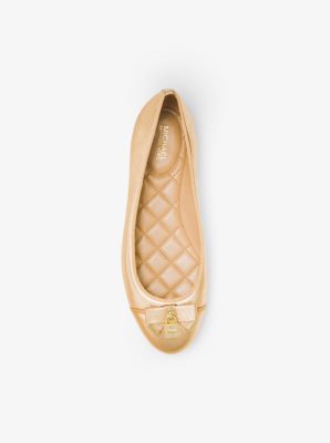 Michael michael kors alice leather ballet flat online