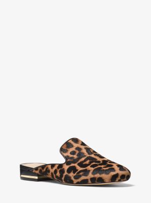 michael kors natasha mules leopard